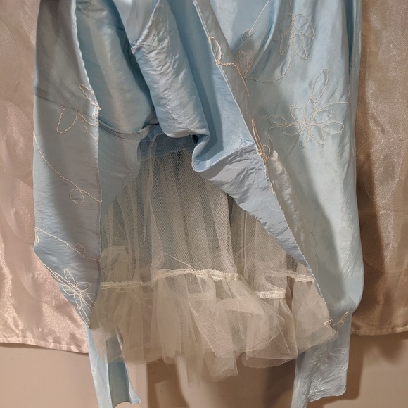 Blue strapless dress 👗 - Picture 5 of 8